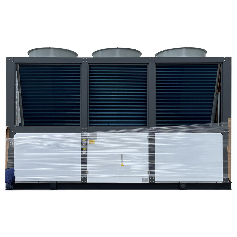 Air Cooled Screw Chiller 140HP Paper Packaging Refrigeration Equipment Industrial Chiller