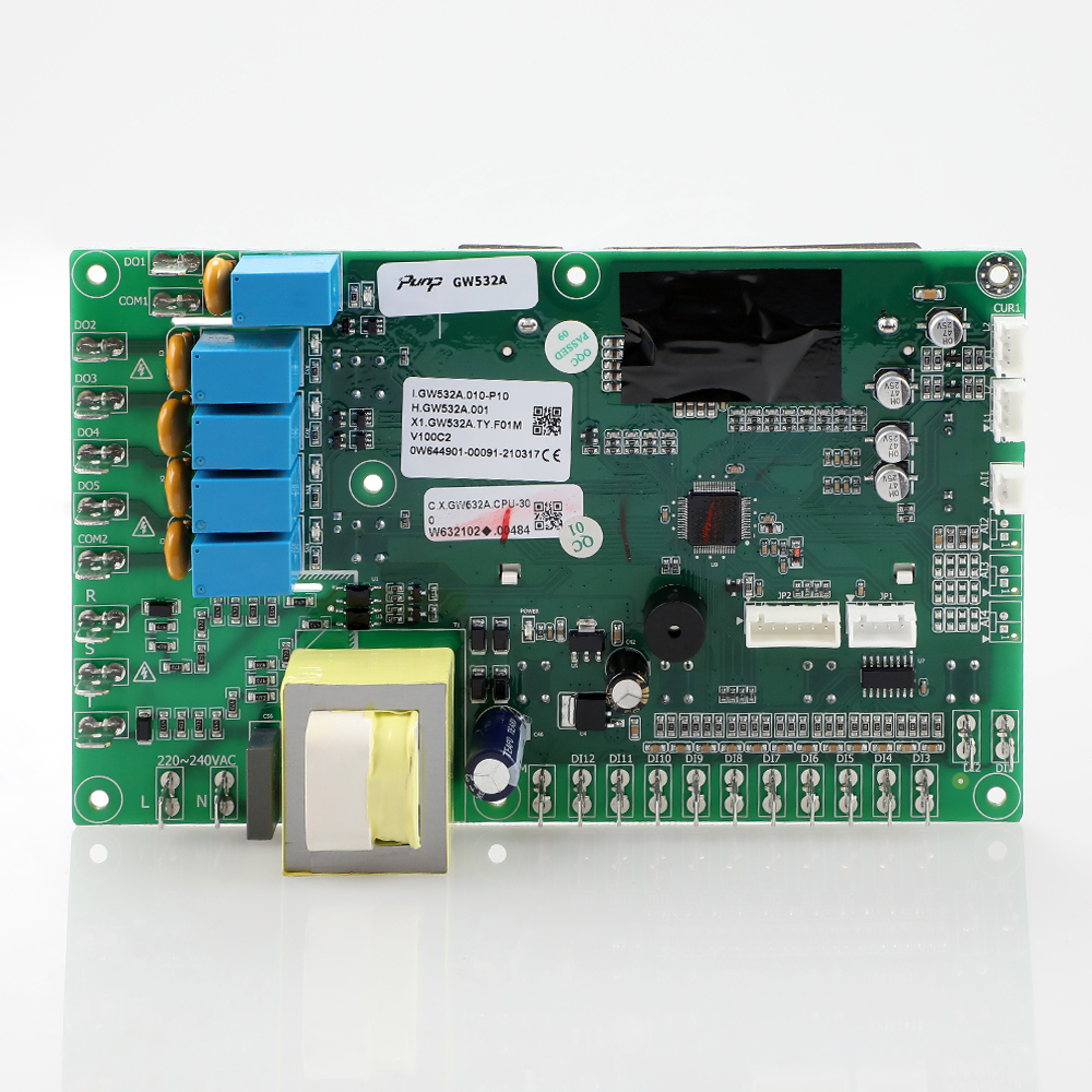 Industrial Water Chiller Controller GW532A PUNP Circuit Board Oil Cooler Display Power Board Dual Press Panel