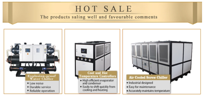 Factory direct supplier air cooled industrial water chiller hot sale.