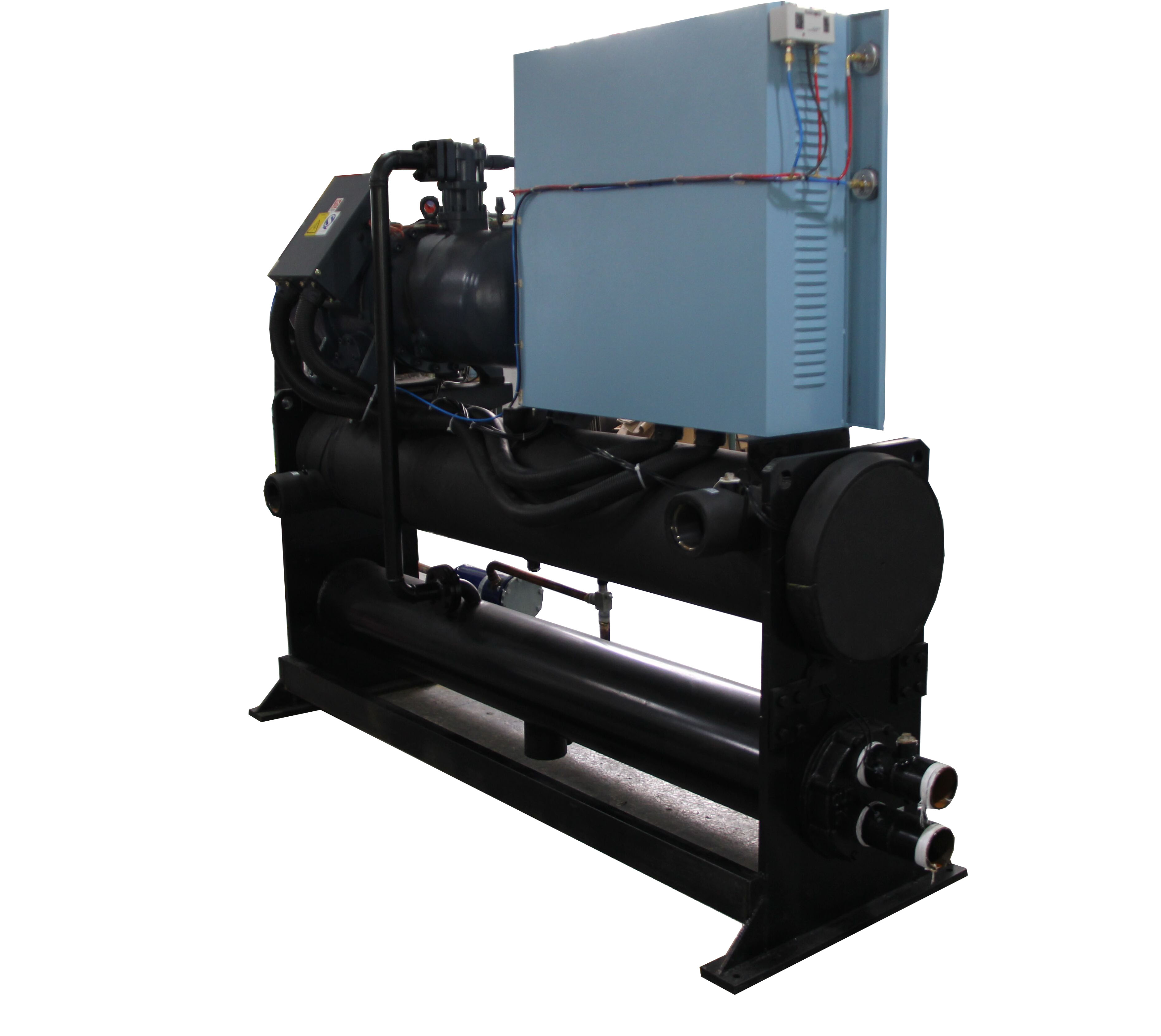 CE standard 50 ton water cooled screw chiller for injection machine