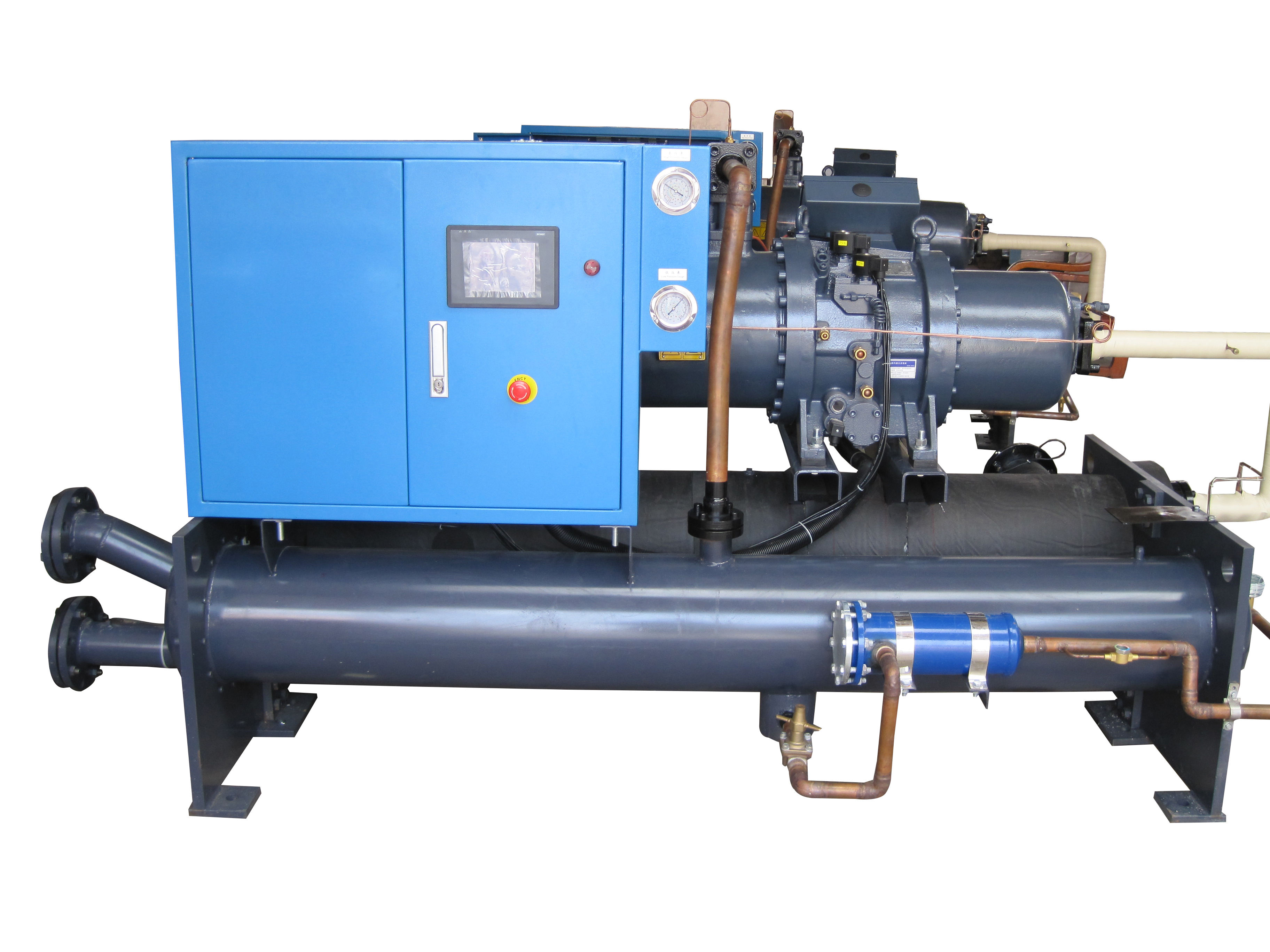 large size 30HP 102KW water cooling screw industrial chiller
