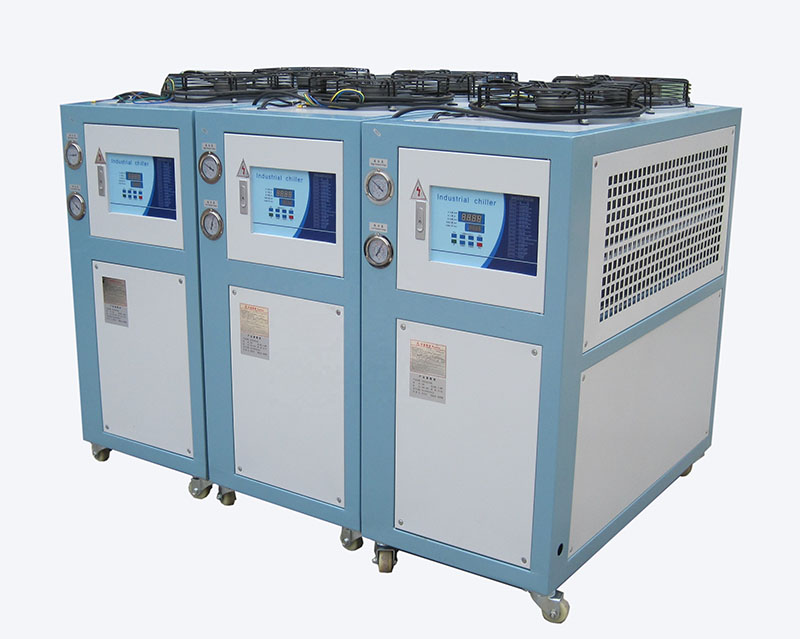-25 to 10C degrees Celsius low temperature 25hp Lechang Air Cooled Industrial Water Chiller